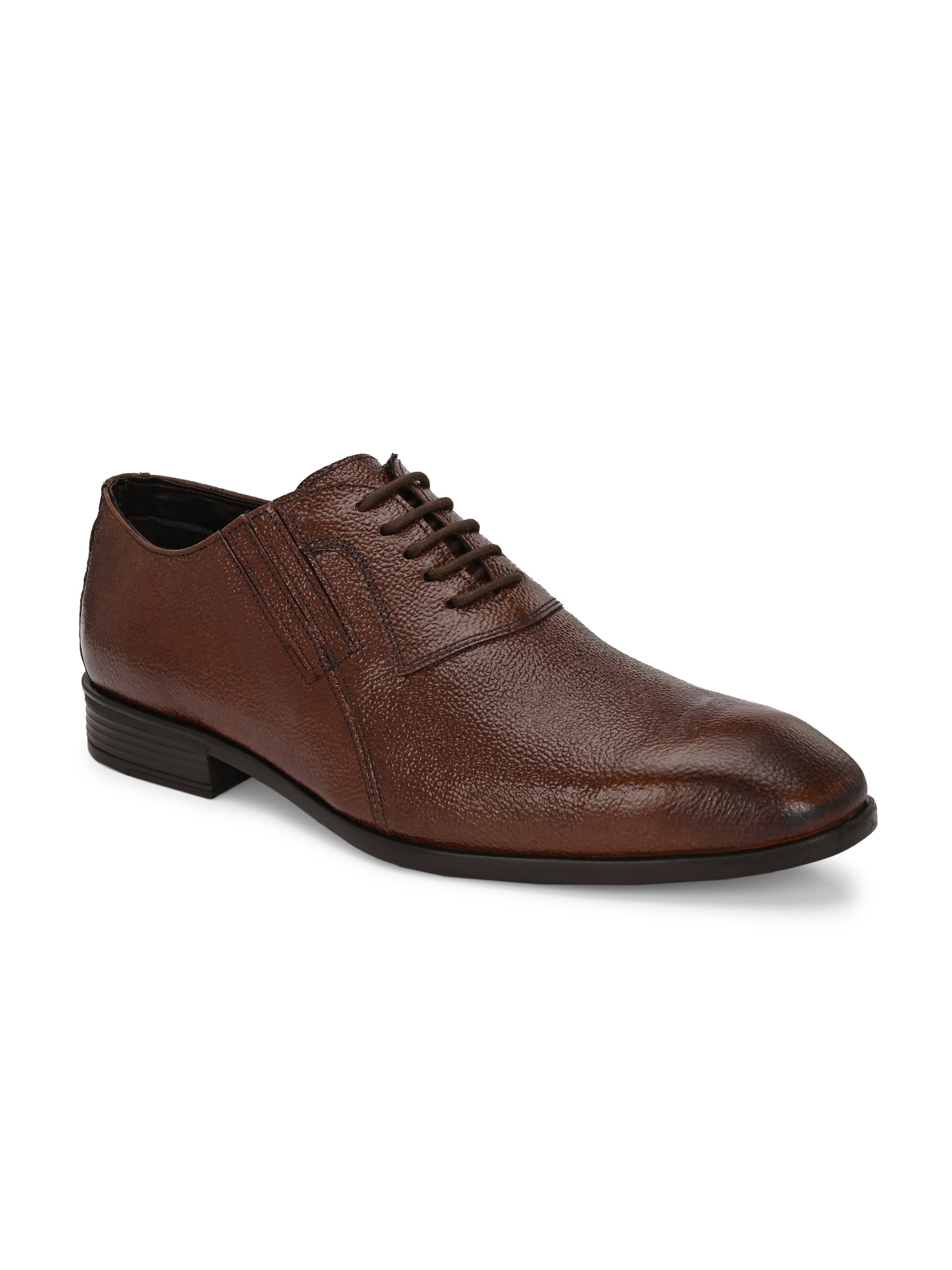 CARLO ROMANO BY WASAN BROWN COLOR GENUINE LEATHER SHOES FOR MEN