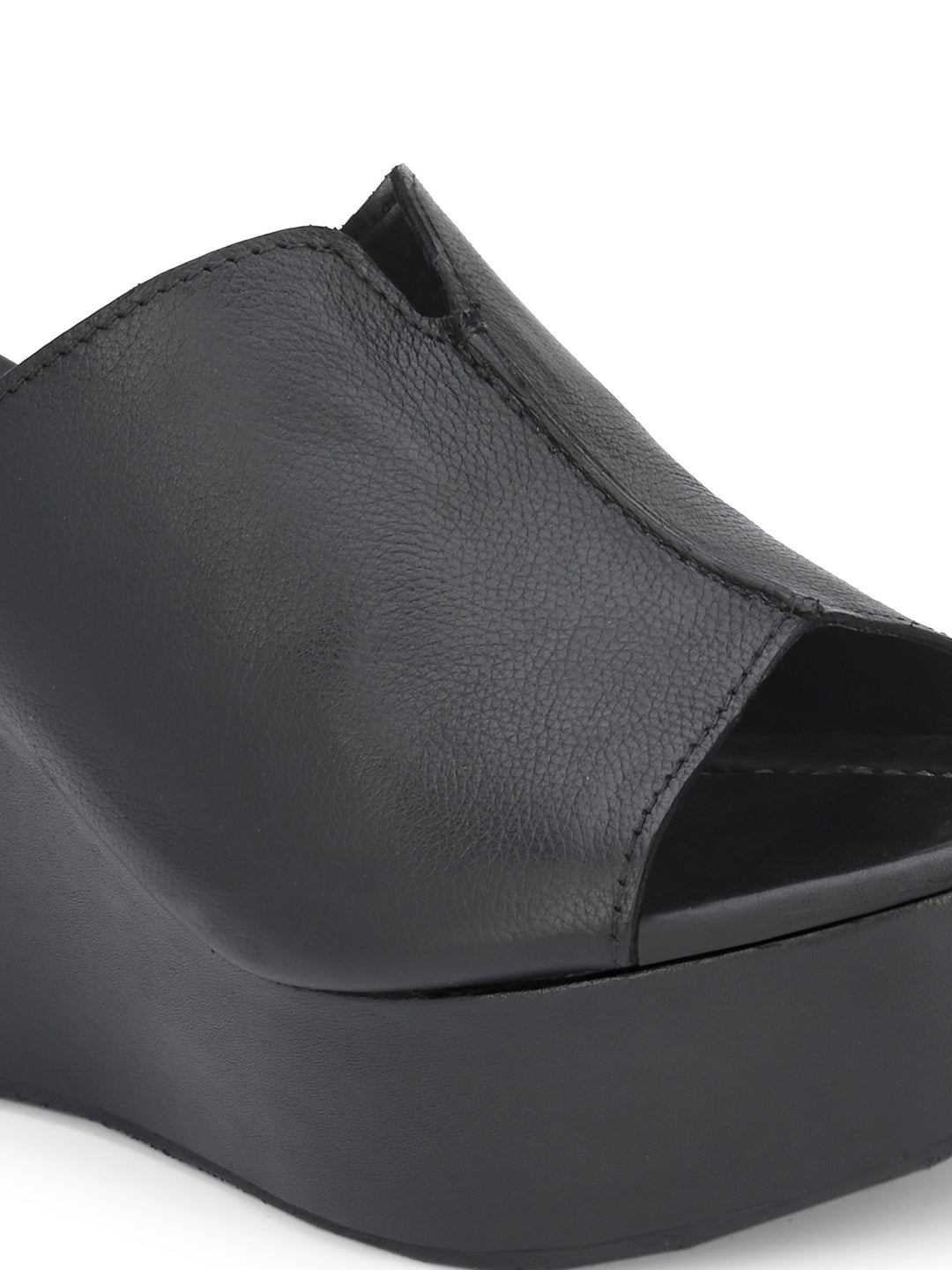 Women's Genuine Sheep Leather Stylish Ultra Light Weight High Platform Heel Sandal / Premium Collection