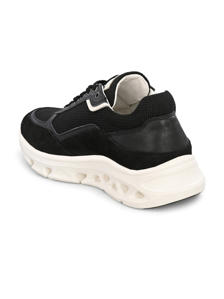 Men's Brown Suede Casual Lace-Up Sneakers