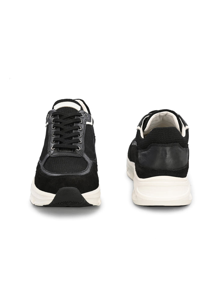 Men's Brown Suede Casual Lace-Up Sneakers