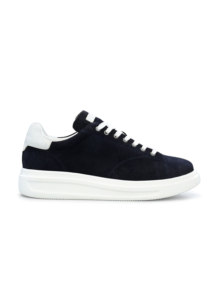 Men's Beige Casual Lace-Up Sneakers