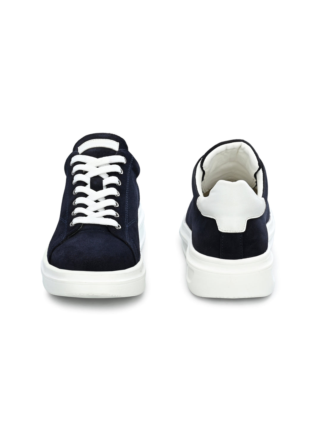 Men's Beige Casual Lace-Up Sneakers