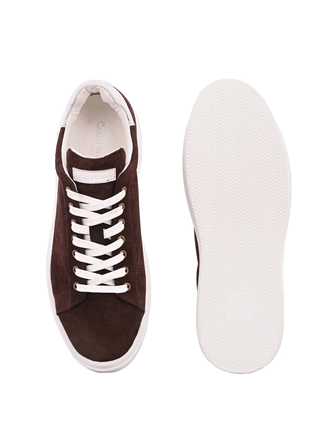 Men's Beige Casual Lace-Up Sneakers