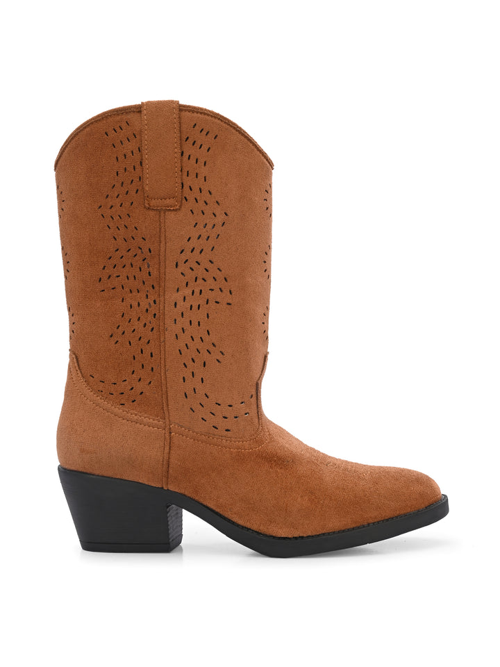 Women Vegan leather long boot