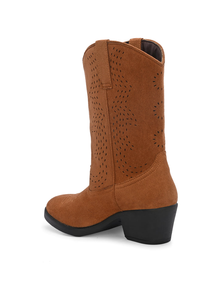 Women Vegan leather long boot