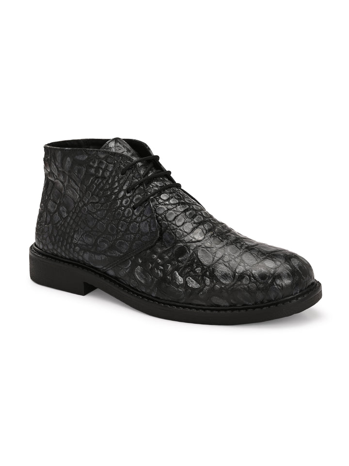 CARLO ROMANO PREMIUM LEATHER ANKLE BOOT FOR MEN
