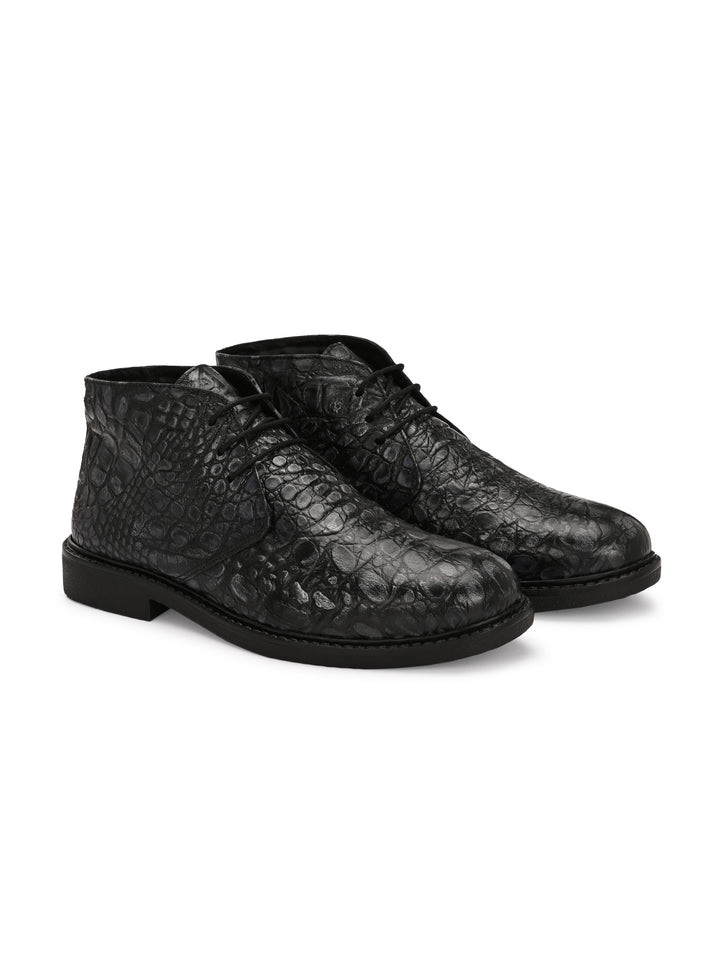 CARLO ROMANO PREMIUM LEATHER ANKLE BOOT FOR MEN