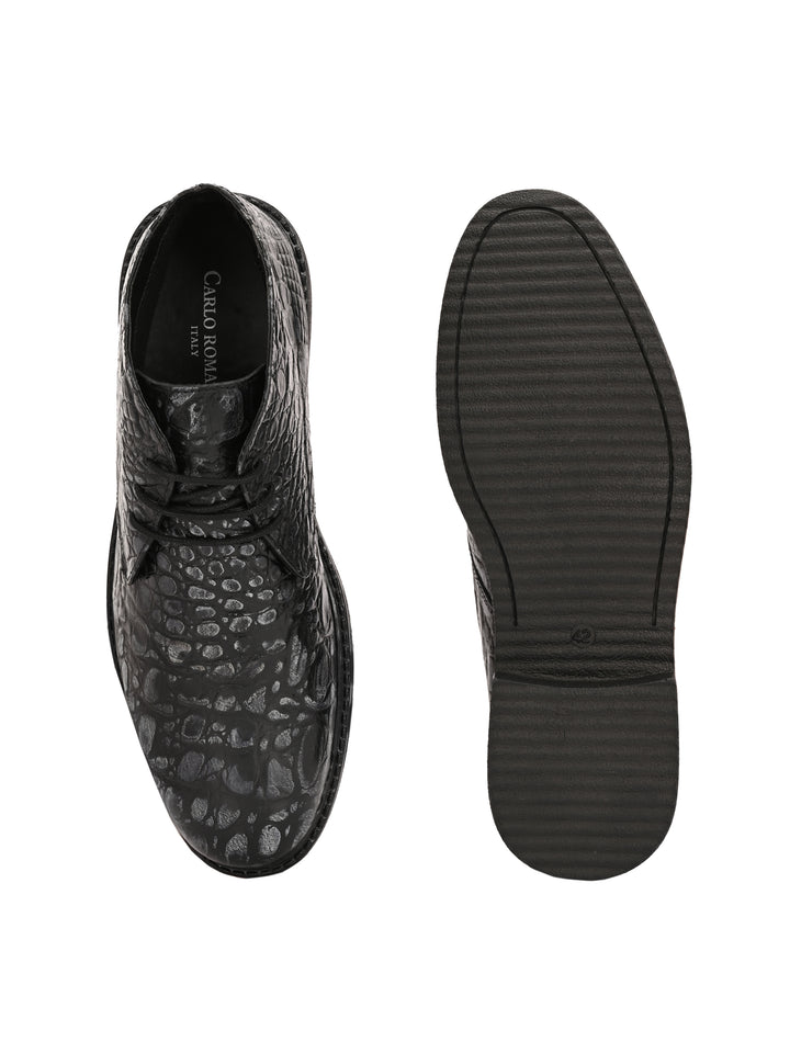 CARLO ROMANO PREMIUM LEATHER ANKLE BOOT FOR MEN