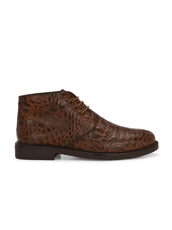 CARLO ROMANO PREMIUM LEATHER ANKLE BOOT FOR MEN