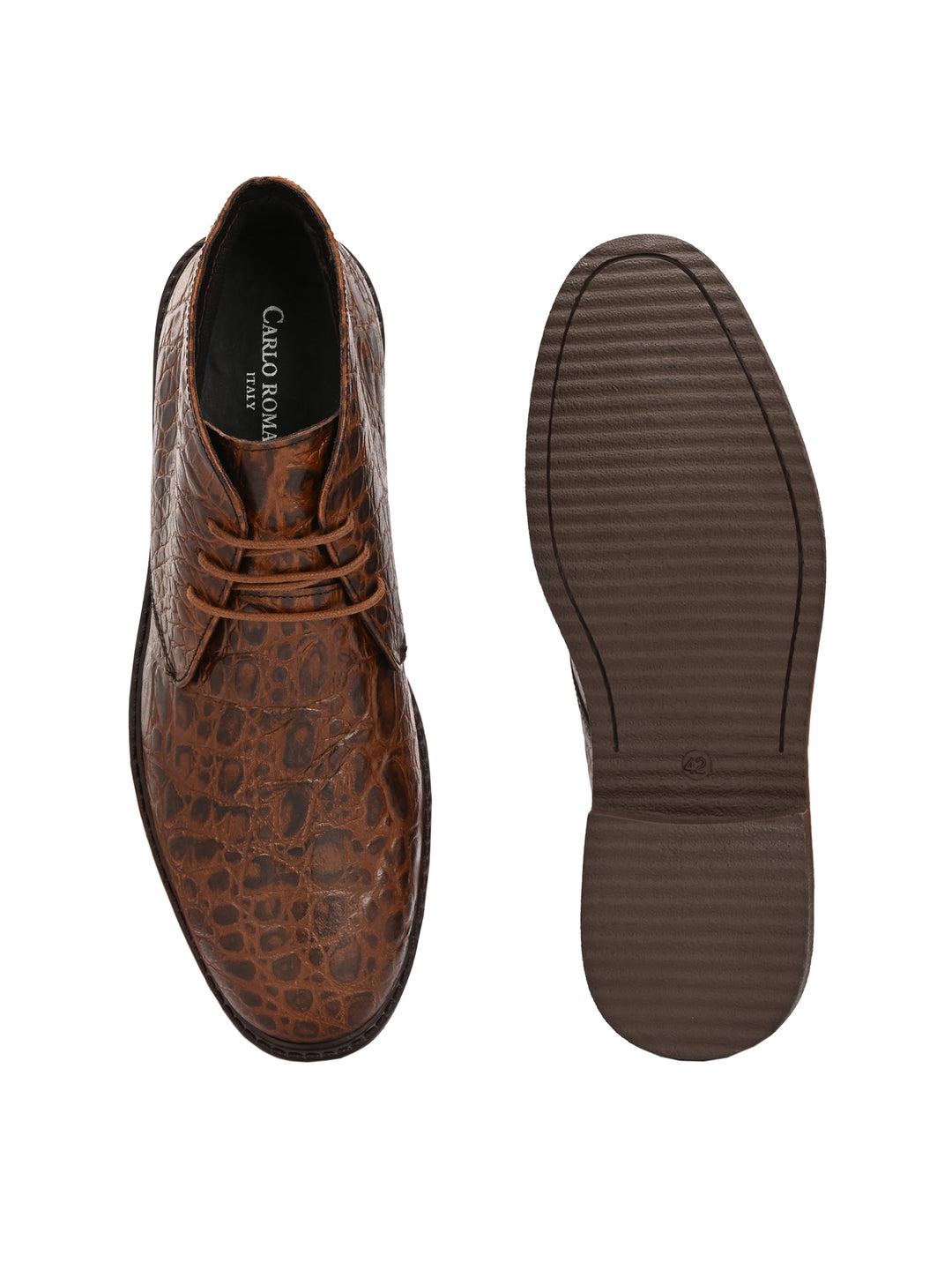 CARLO ROMANO PREMIUM LEATHER ANKLE BOOT FOR MEN