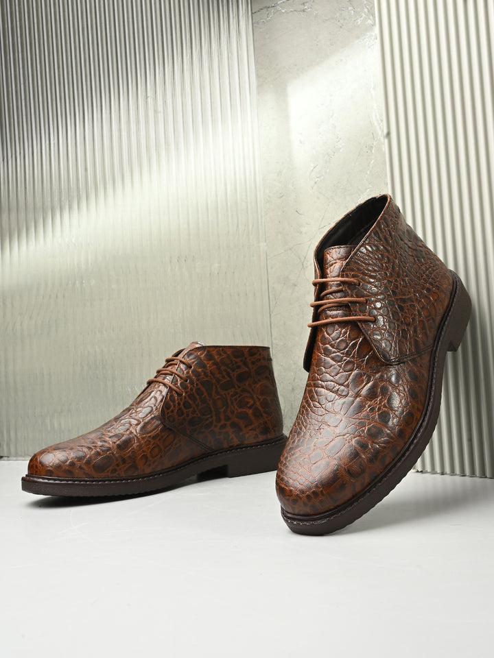 CARLO ROMANO PREMIUM LEATHER ANKLE BOOT FOR MEN