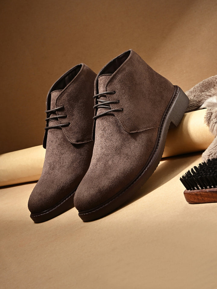 Mens Vegan leather Lace up Boot