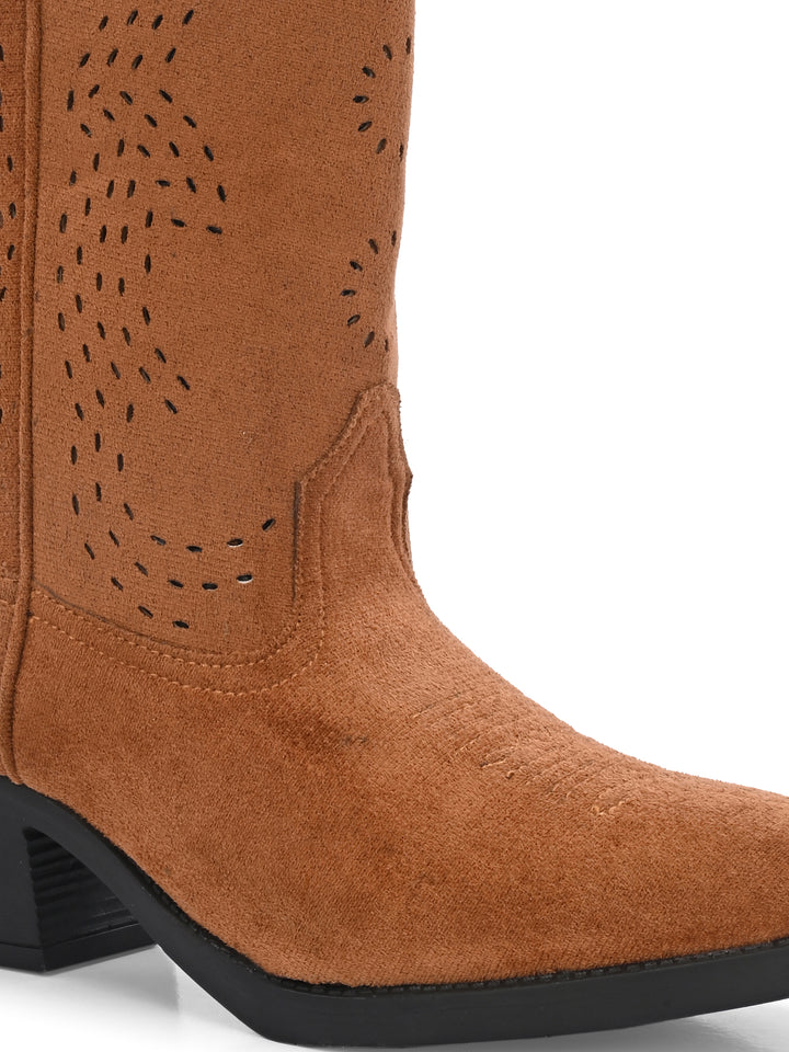 Women Vegan leather long boot