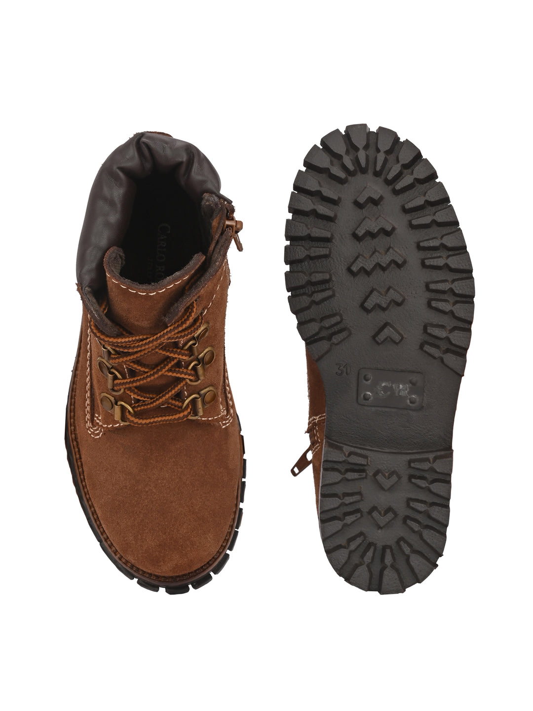 CARLO ROMANO by Wasan Shoes Boys/Girls Genuine Suede Leather Boot