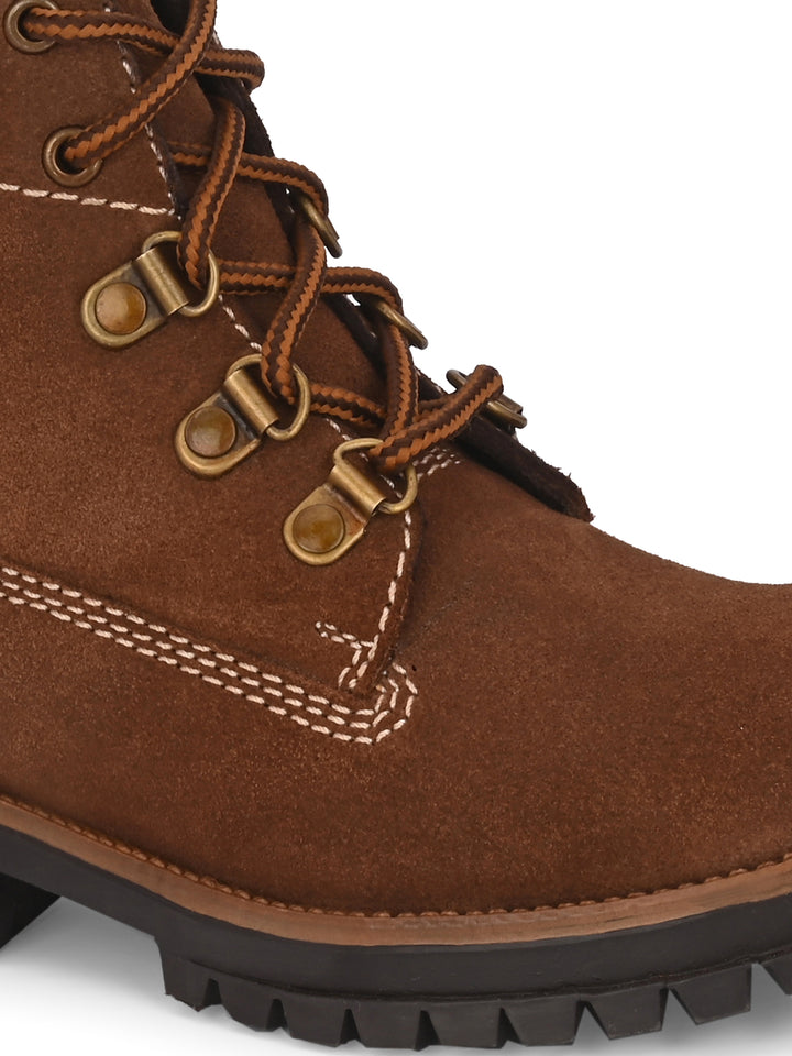 CARLO ROMANO by Wasan Shoes Boys/Girls Genuine Suede Leather Boot