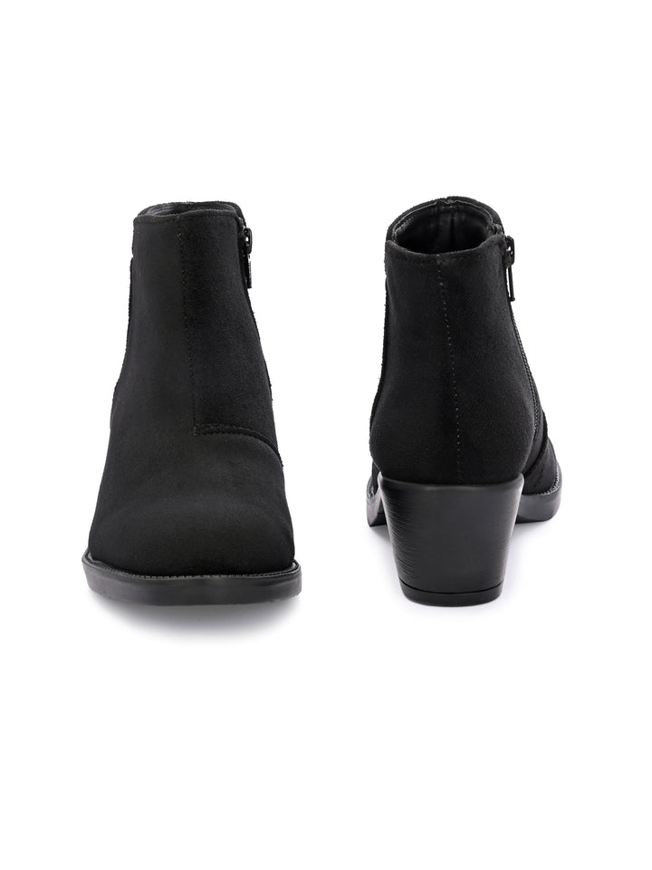 Women Vegan Leather Ankle Boot