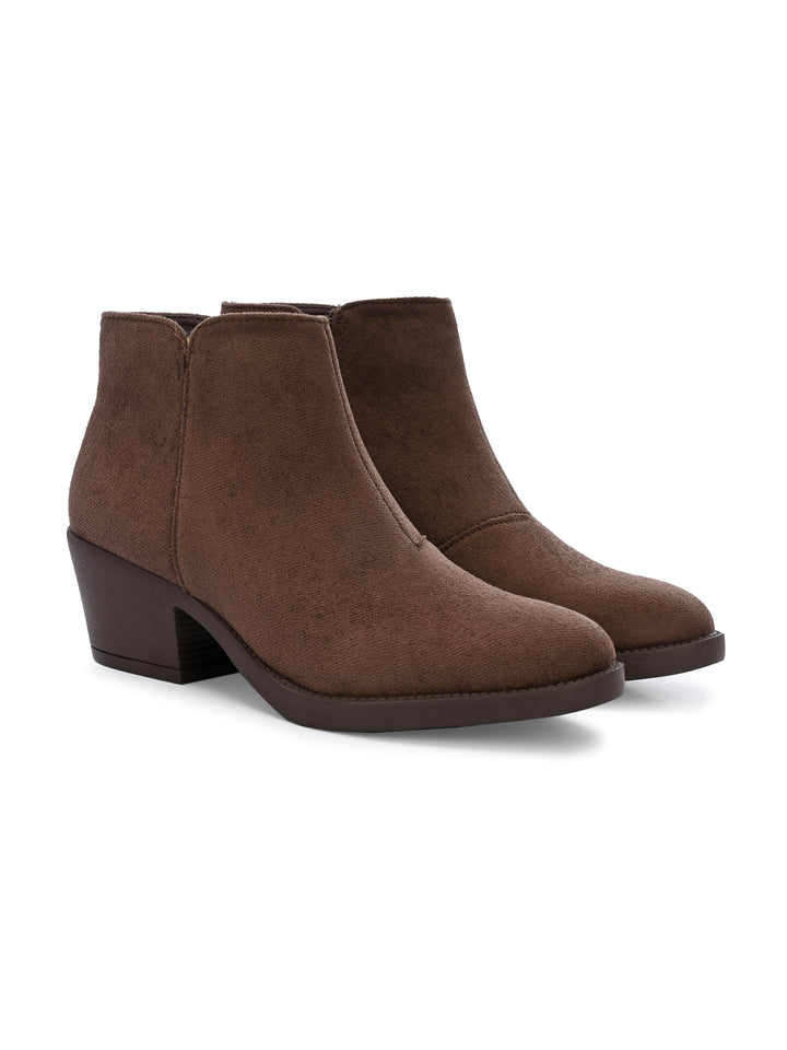 Women Vegan Leather Ankle Boot