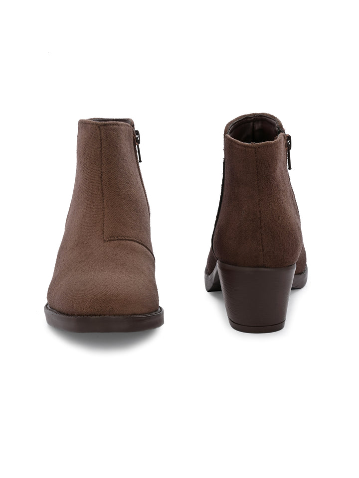 Women Vegan Leather Ankle Boot