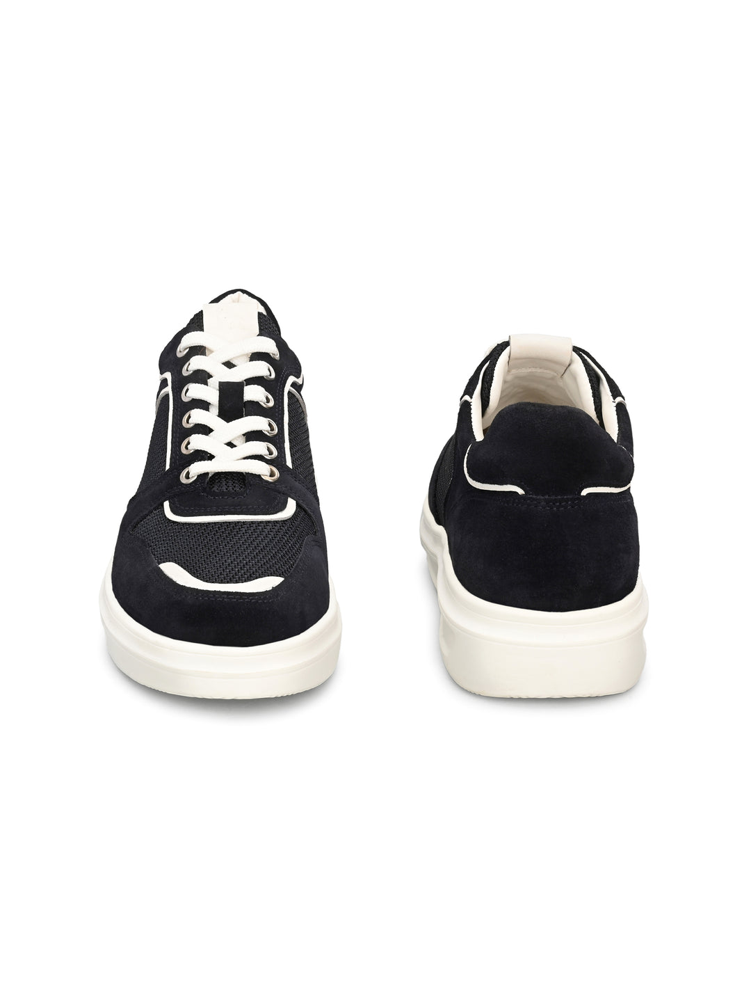 Mens Genuine Leather Lace Up  Casual Sneaker