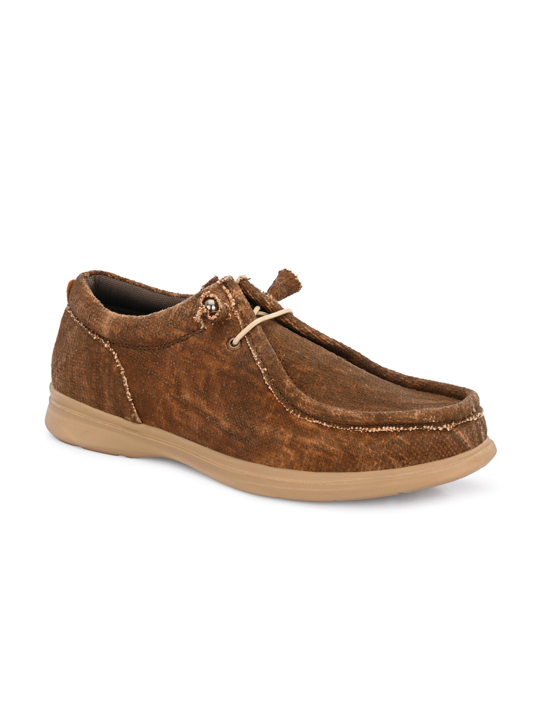 Mens Canvas Fancy Lace Up Sneaker