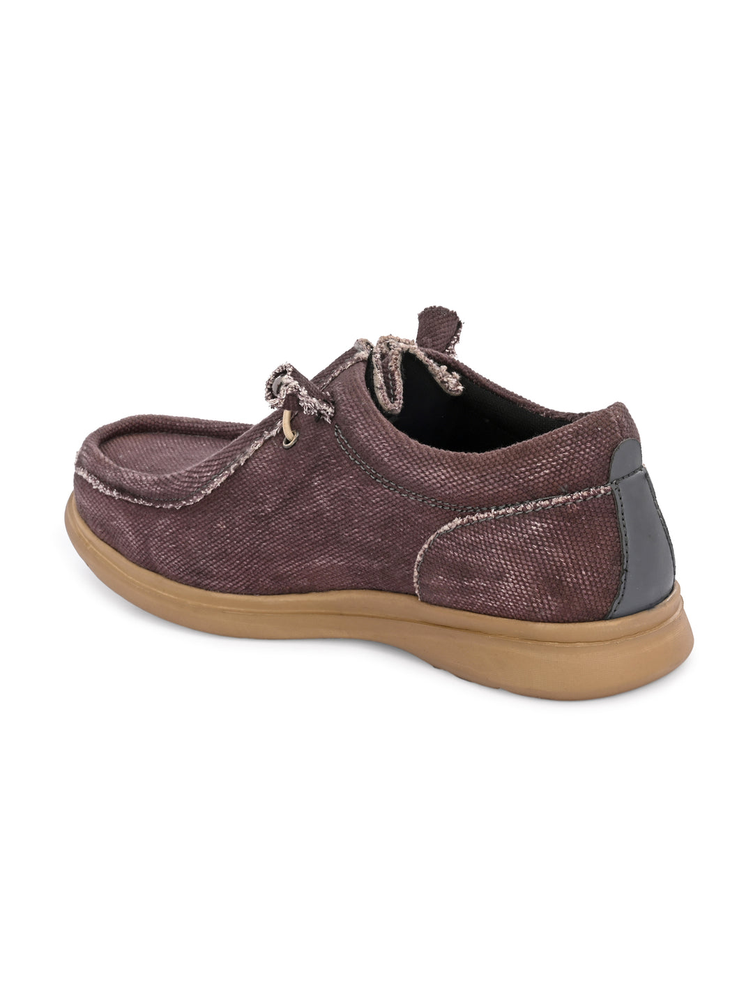 Mens Canvas Fancy Lace Up Sneaker