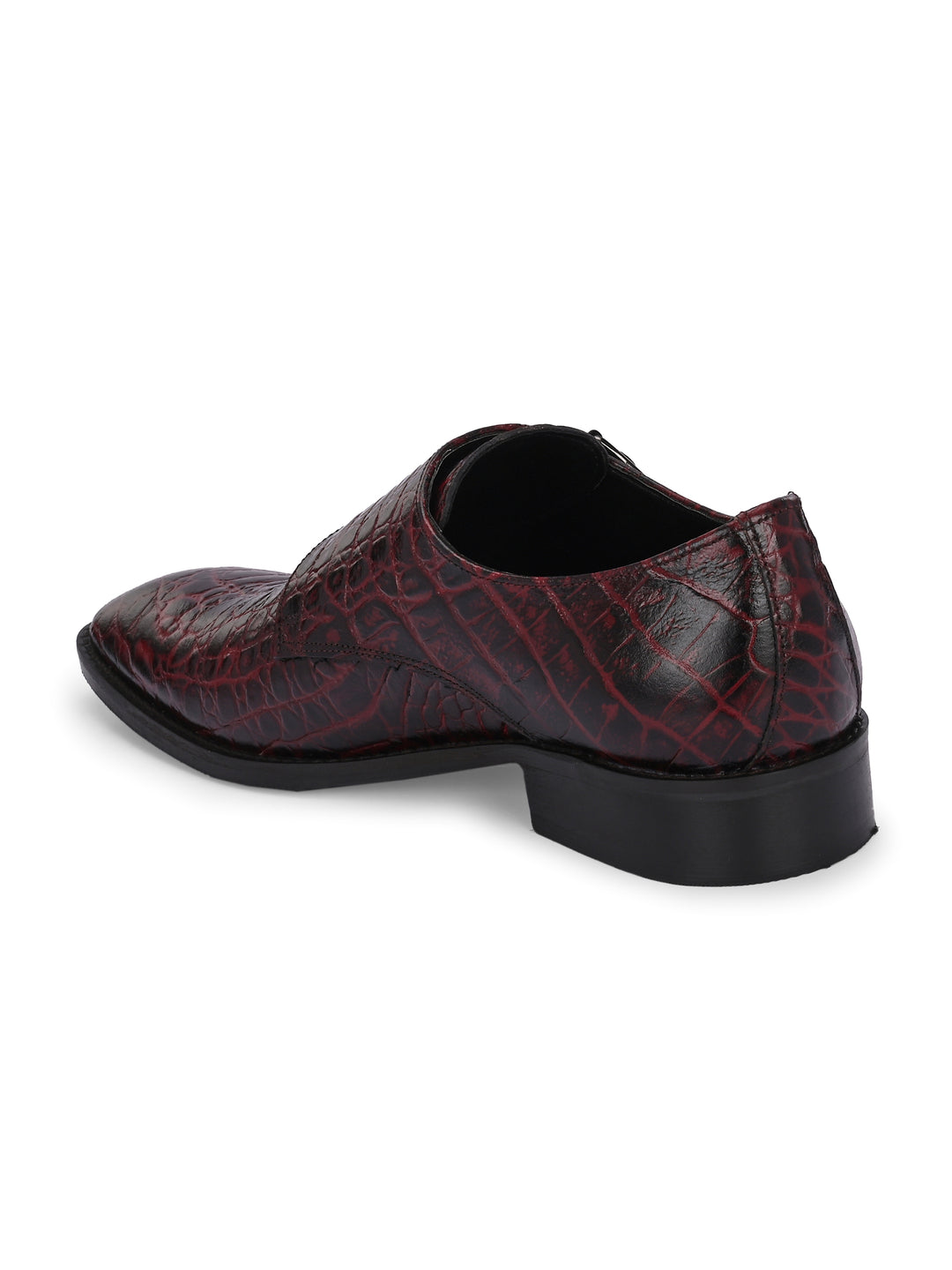 CARLO ROMANO PREMIUM RANGE ITALIAN CROCODILE PRINTED LEATHER MONK SHOE FOR MEN