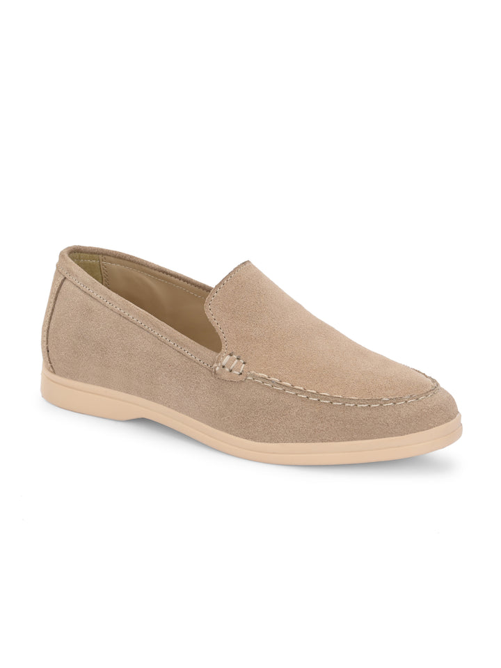 CARLO ROMANO SUEDE LEATHER STYLISH LOAFER SHOES FOR WOMEN