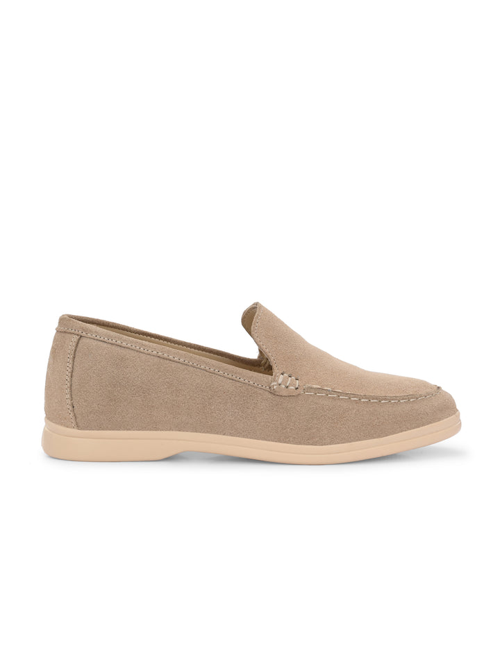 CARLO ROMANO SUEDE LEATHER STYLISH LOAFER SHOES FOR WOMEN