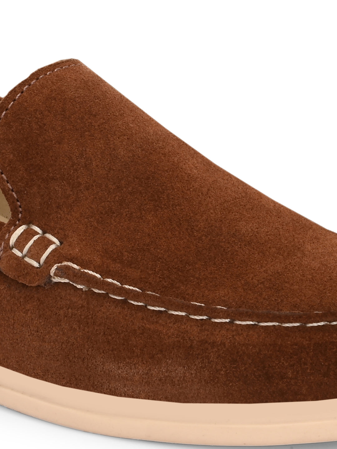 CARLO ROMANO SUEDE LEATHER STYLISH LOAFER SHOES FOR WOMEN