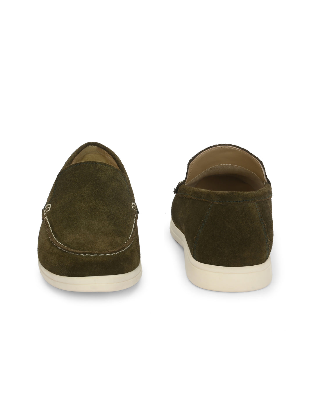 CARLO ROMANO SUEDE LEATHER STYLISH LOAFER SHOES FOR WOMEN