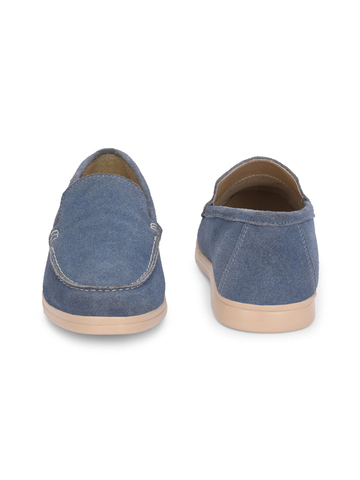 CARLO ROMANO SUEDE LEATHER STYLISH LOAFER SHOES FOR WOMEN