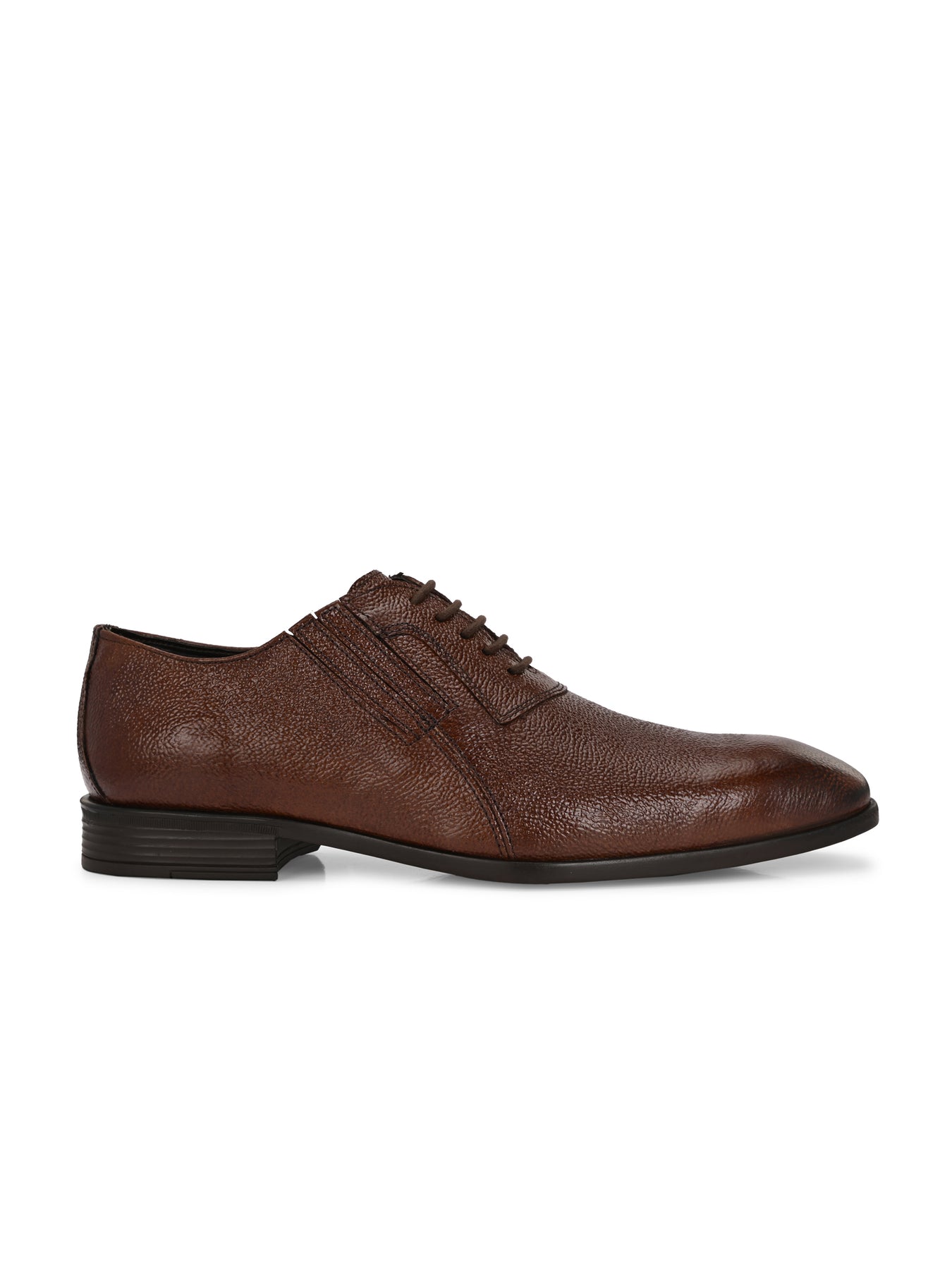 CARLO ROMANO BY WASAN BROWN COLOR GENUINE LEATHER SHOES FOR MEN