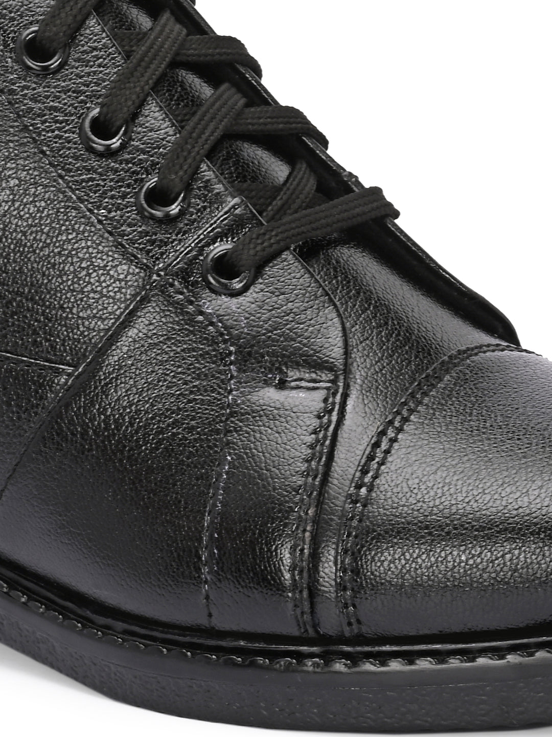 CARLO ROMANO VEGAN LEATHER ANKEL LACE UP BOOT FOR MEN