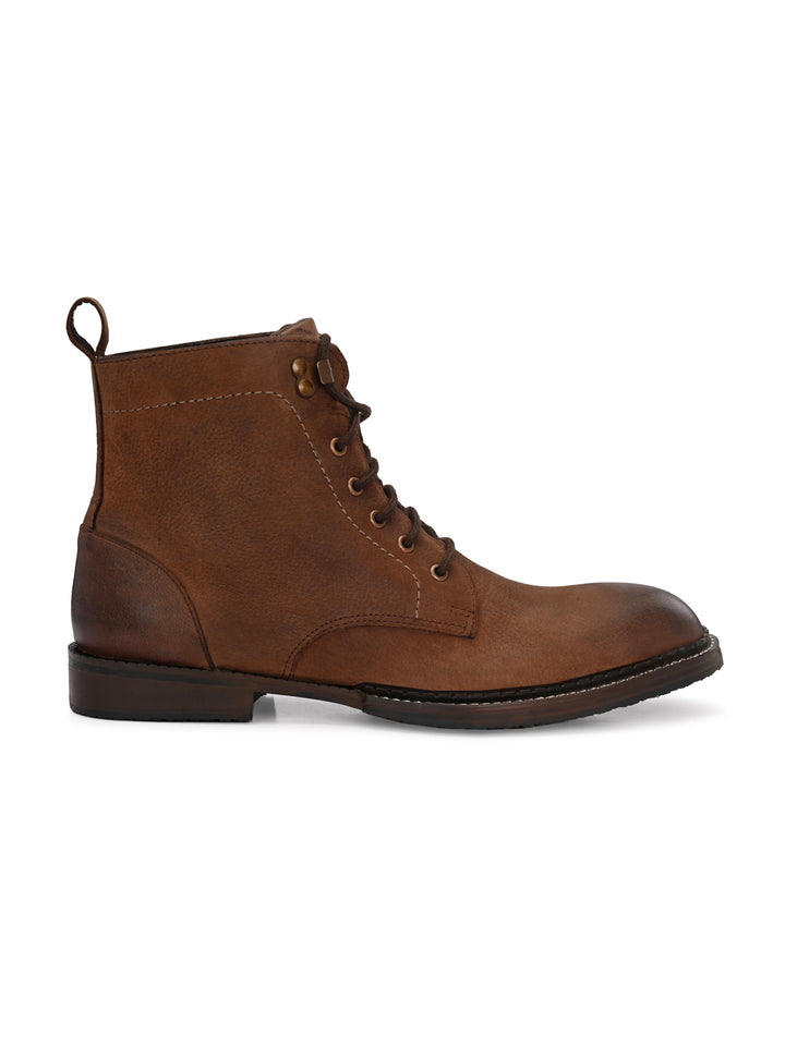 Mens Genuine Leather Ankle Boot