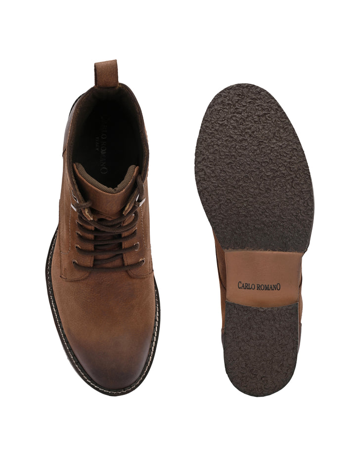 Mens Genuine Leather Ankle Boot