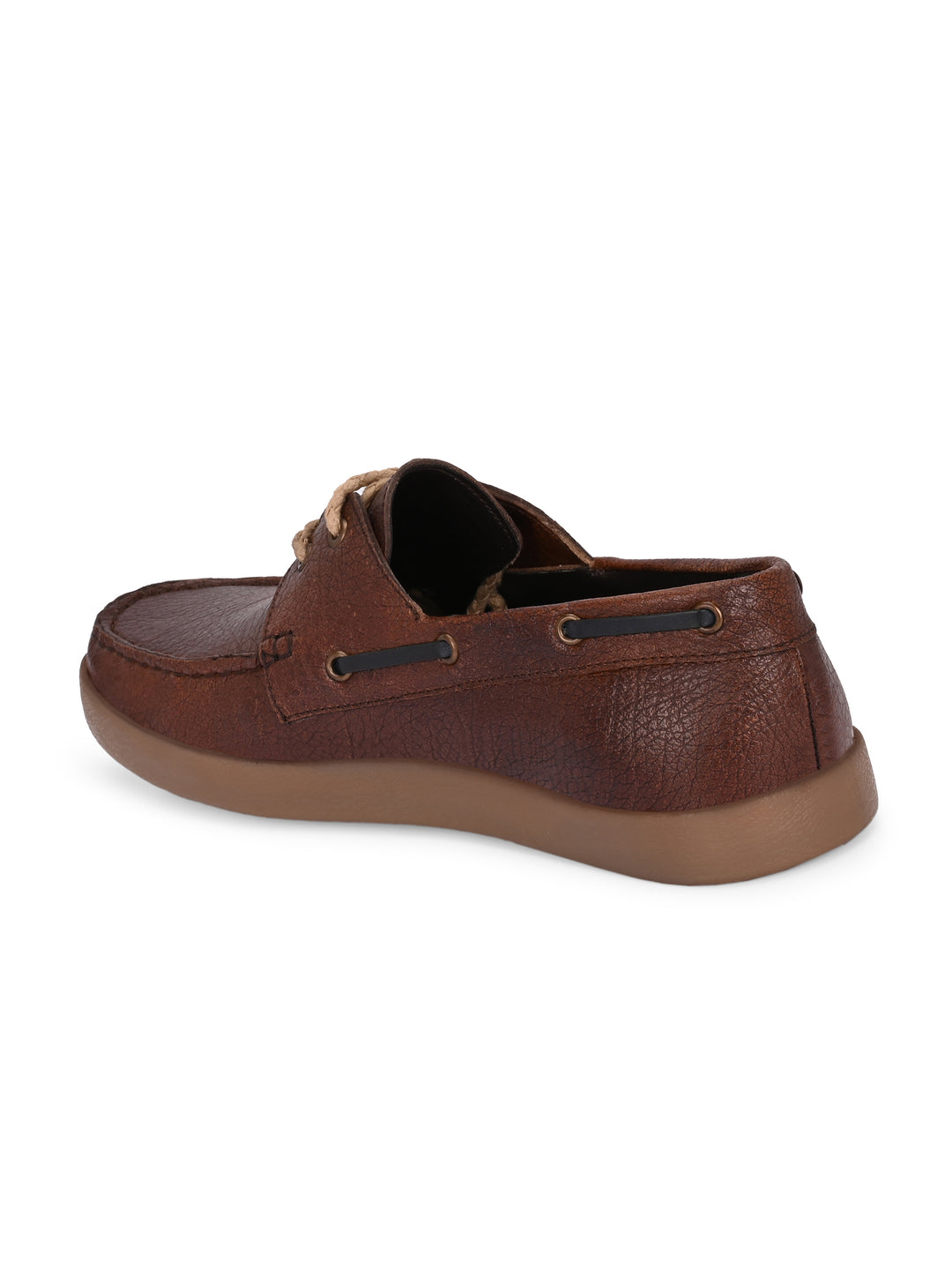 CARLO ROMANO GENUINE LEATHER BOAT SHOE FOR MEN