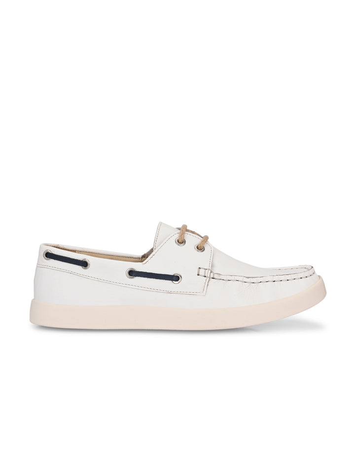 CARLO ROMANO GENUINE LEATHER BOAT SHOE FOR MEN