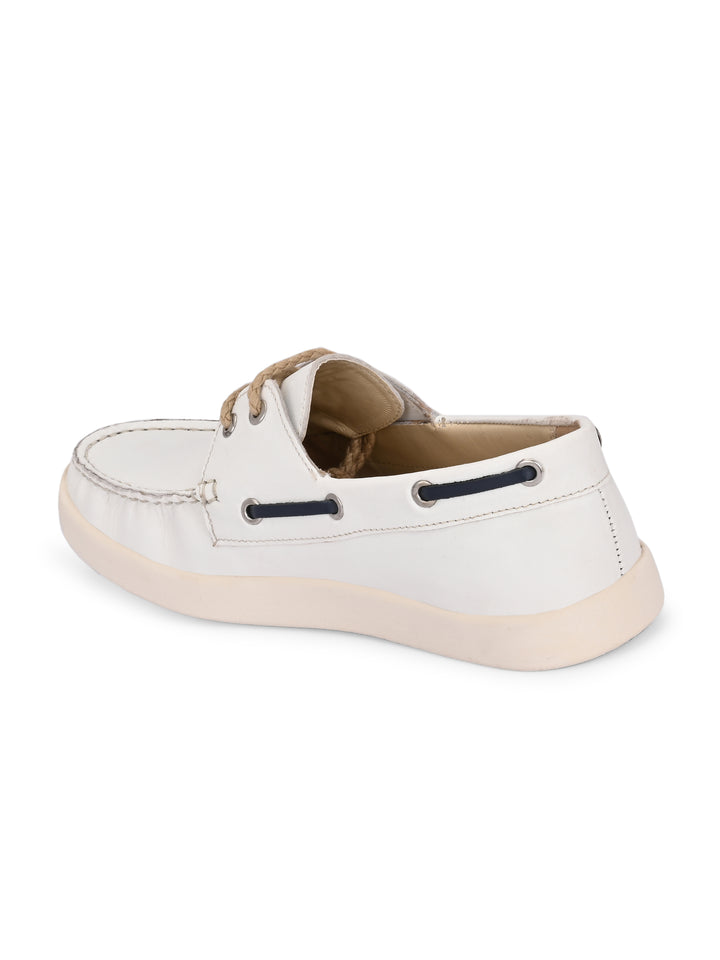 CARLO ROMANO GENUINE LEATHER BOAT SHOE FOR MEN