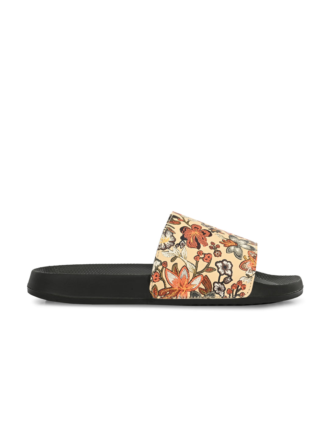 Womens Vegan Leather Sliders