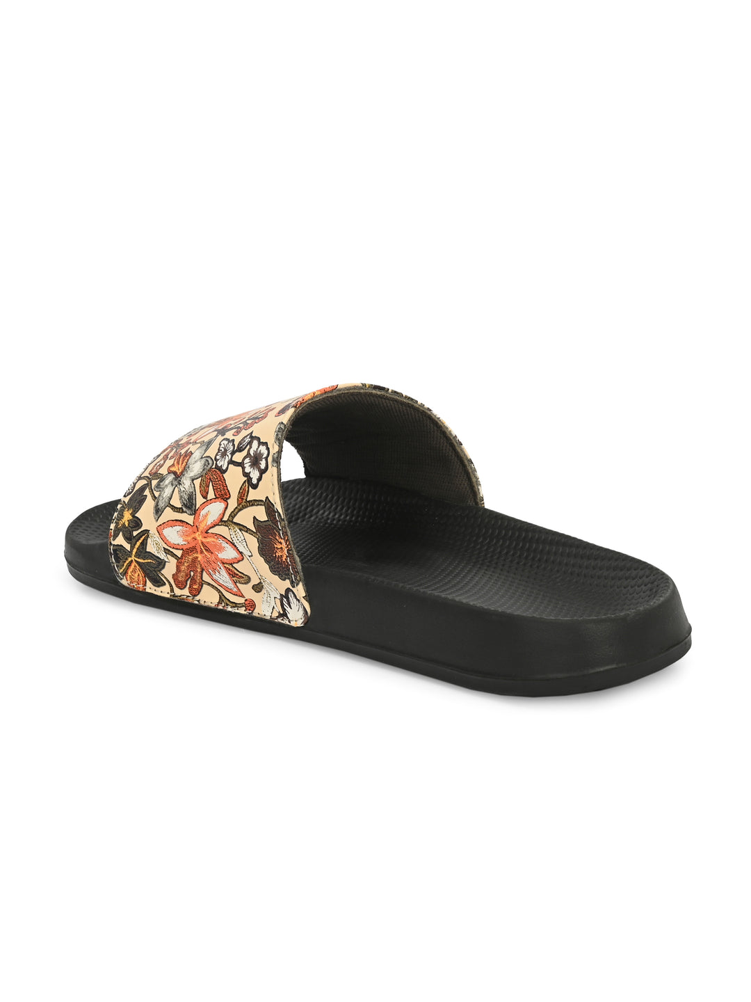 Womens Vegan Leather Sliders