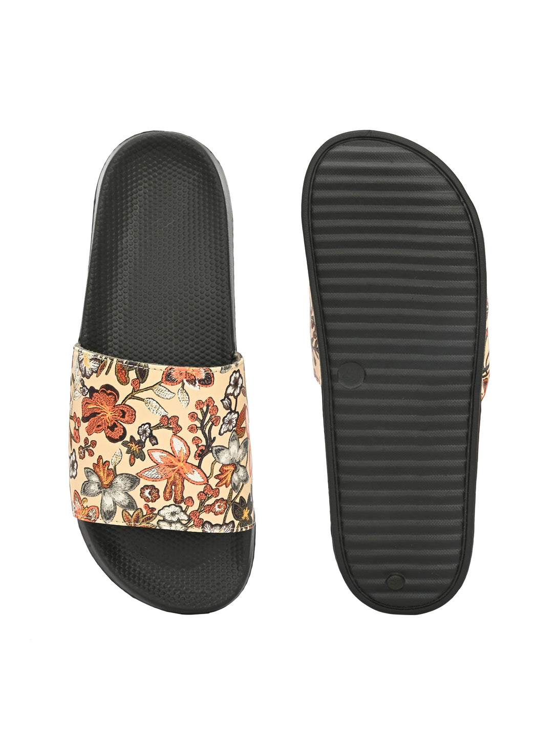 Womens Vegan Leather Sliders