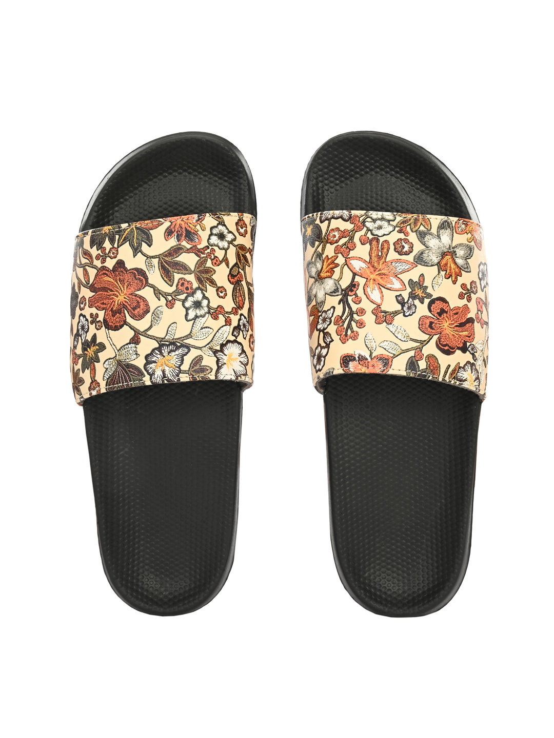 Womens Vegan Leather Sliders