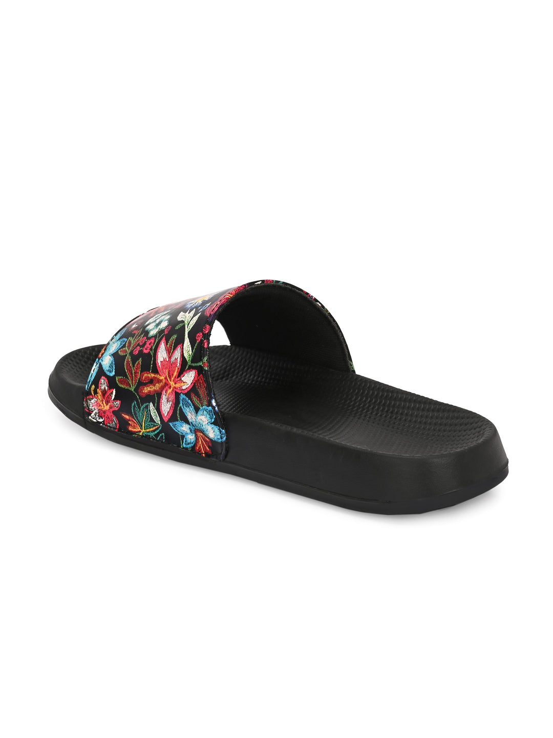 Womens Vegan Leather Sliders