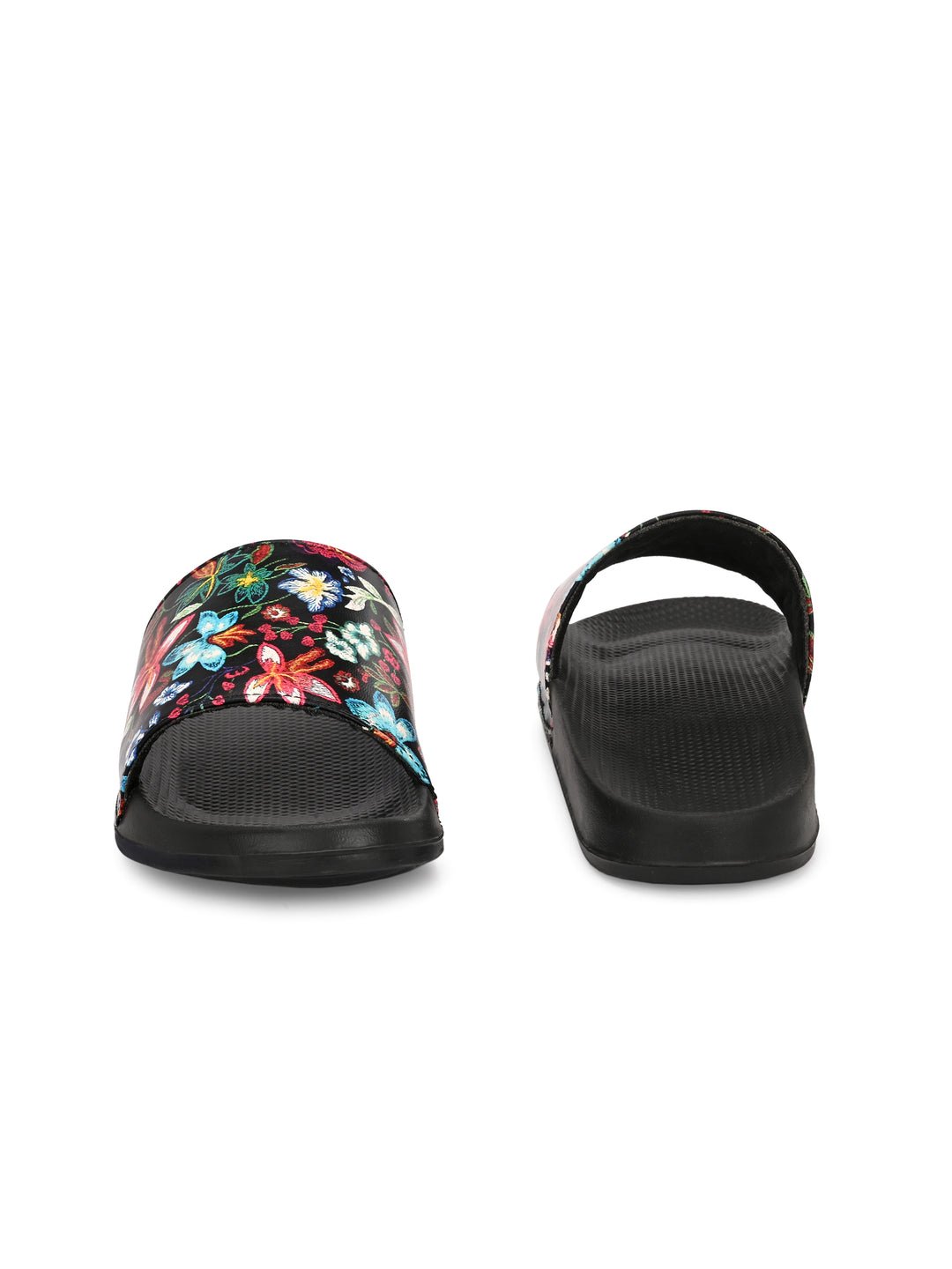 Womens Vegan Leather Sliders