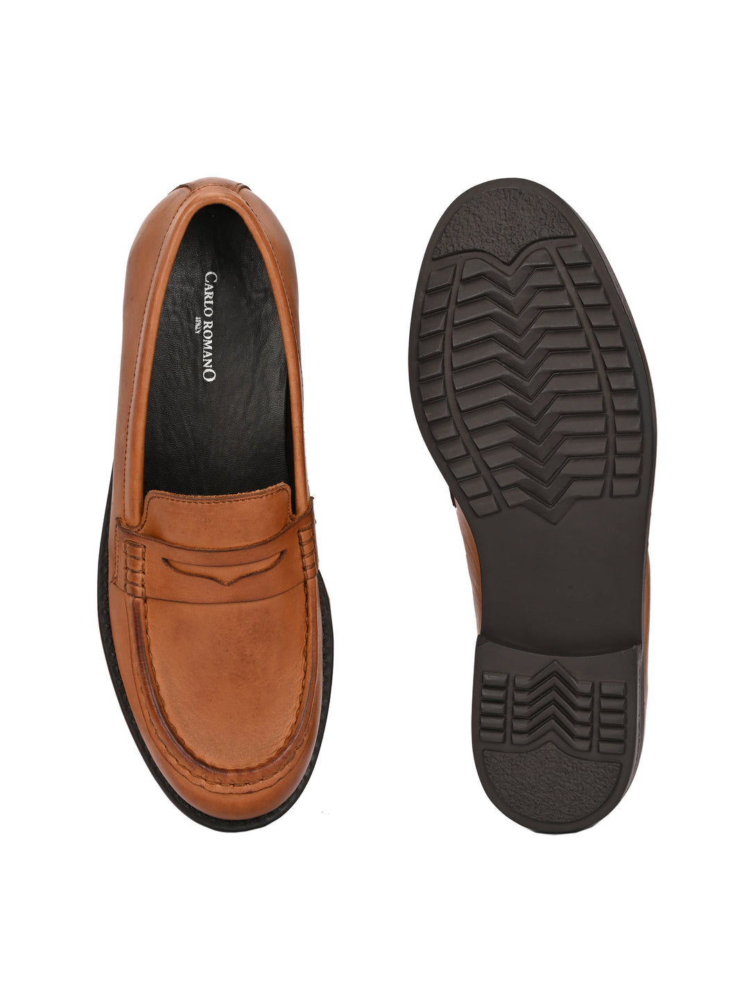 CARLO ROMANO GENUINE LEATHER MOCASSIN FOR WOMEN