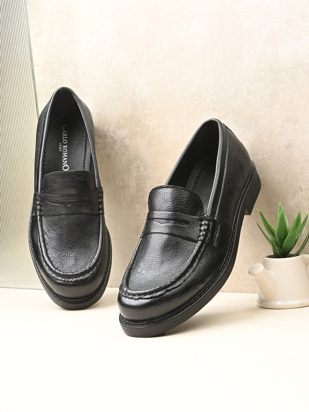 CARLO ROMANO VEGAN LEATHER MOCASSIN FOR WOMEN