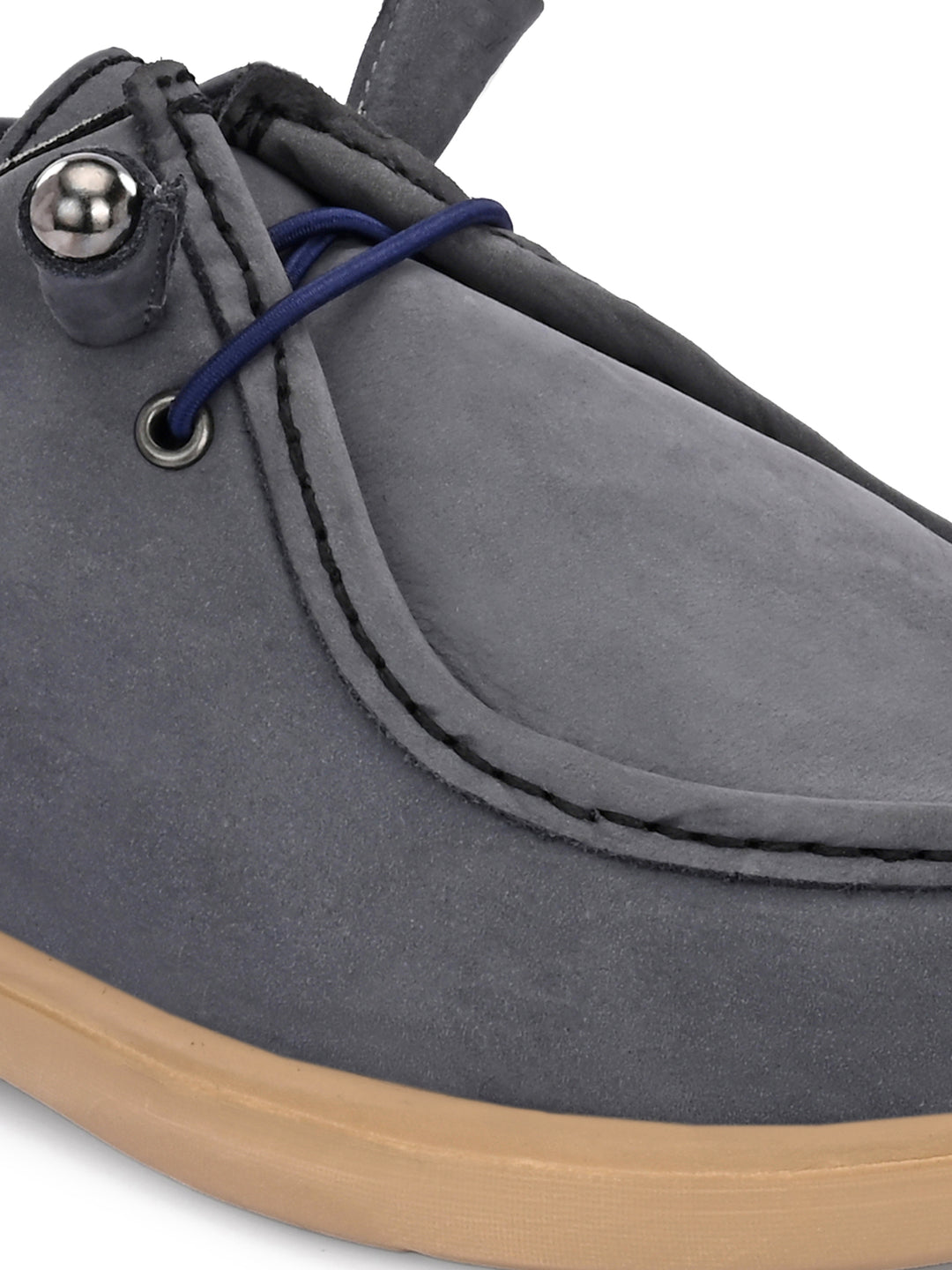 Mens Nubuck leather casual lace up sneaker
