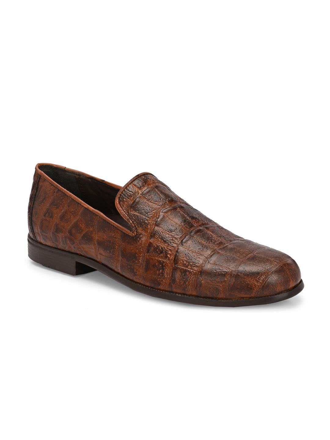 Carlo Romano Genuine Premium Leather | Croco Print Design Shoes for Men