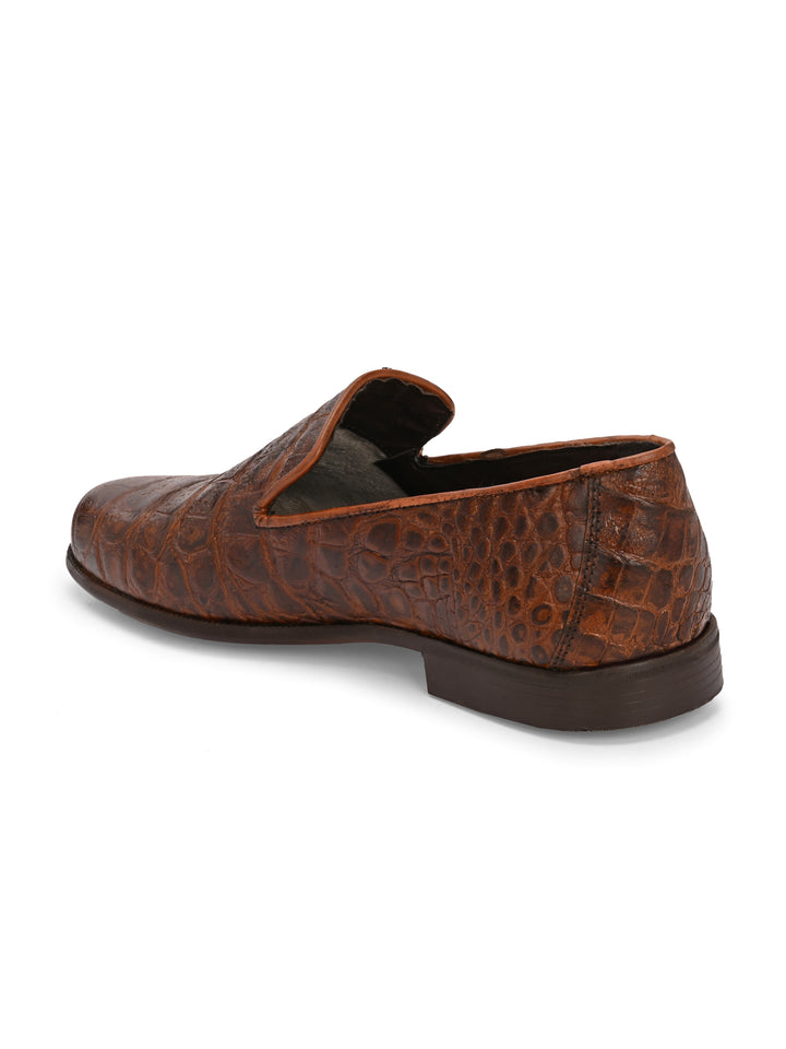 Carlo Romano Genuine Premium Leather | Croco Print Design Shoes for Men