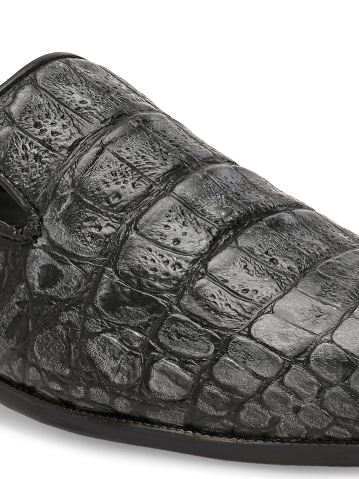 Carlo Romano Genuine Premium Leather | Croco Print Design Shoes for Men